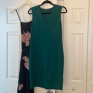 Turquoise Ann Taylor suiting dress
